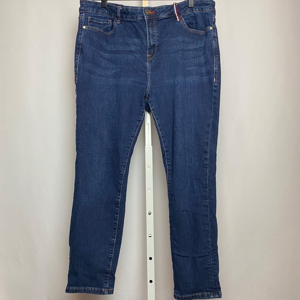 Tommy Hilfiger Womenʻs Raleigh High Rise Blue Denim Jeans 14